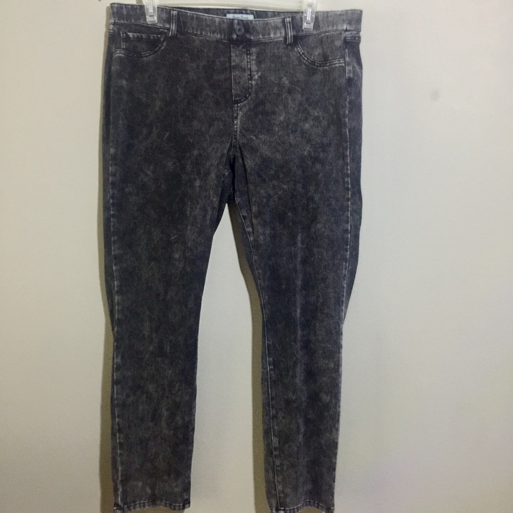 Boom Boom Skinny Jeans Black Washed Out